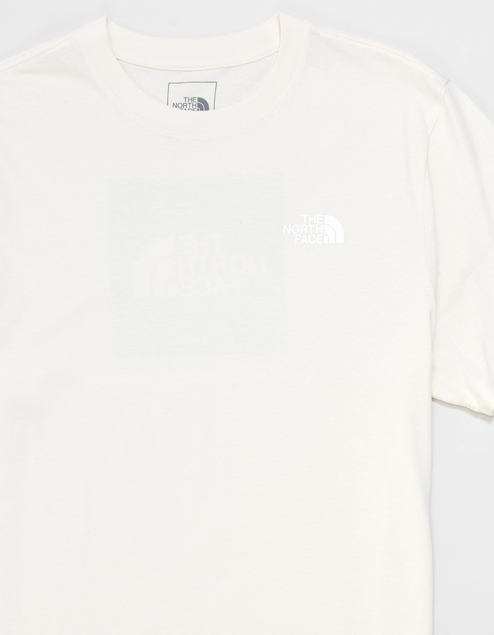 THE NORTH FACE Evolution Sun Halos Box NSE Mens Tee - OFF WHITE