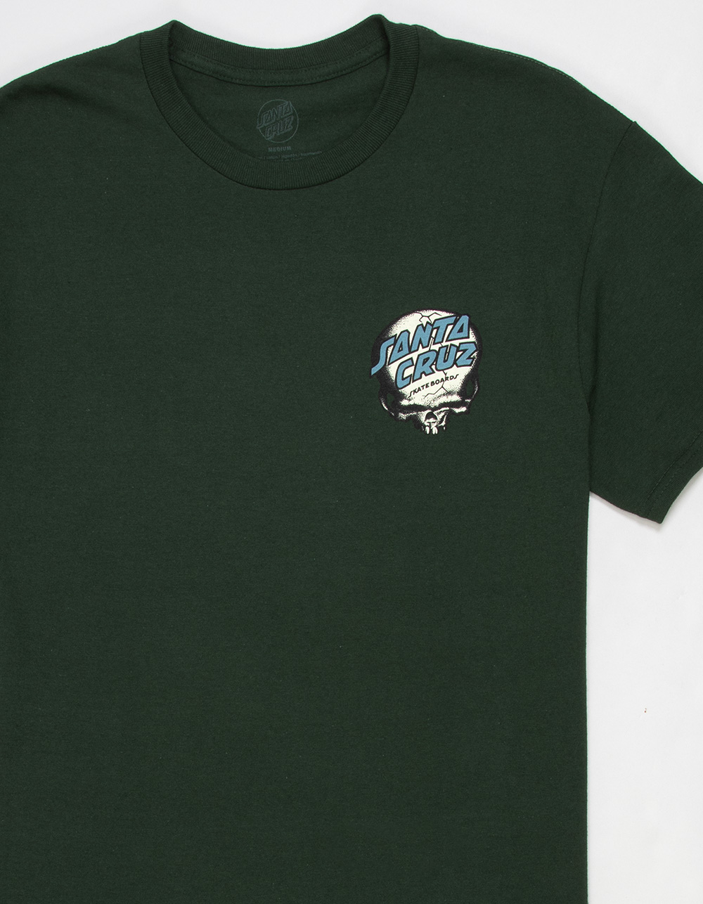 SANTA CRUZ O'Brien Skull Mens Tee - FOREST