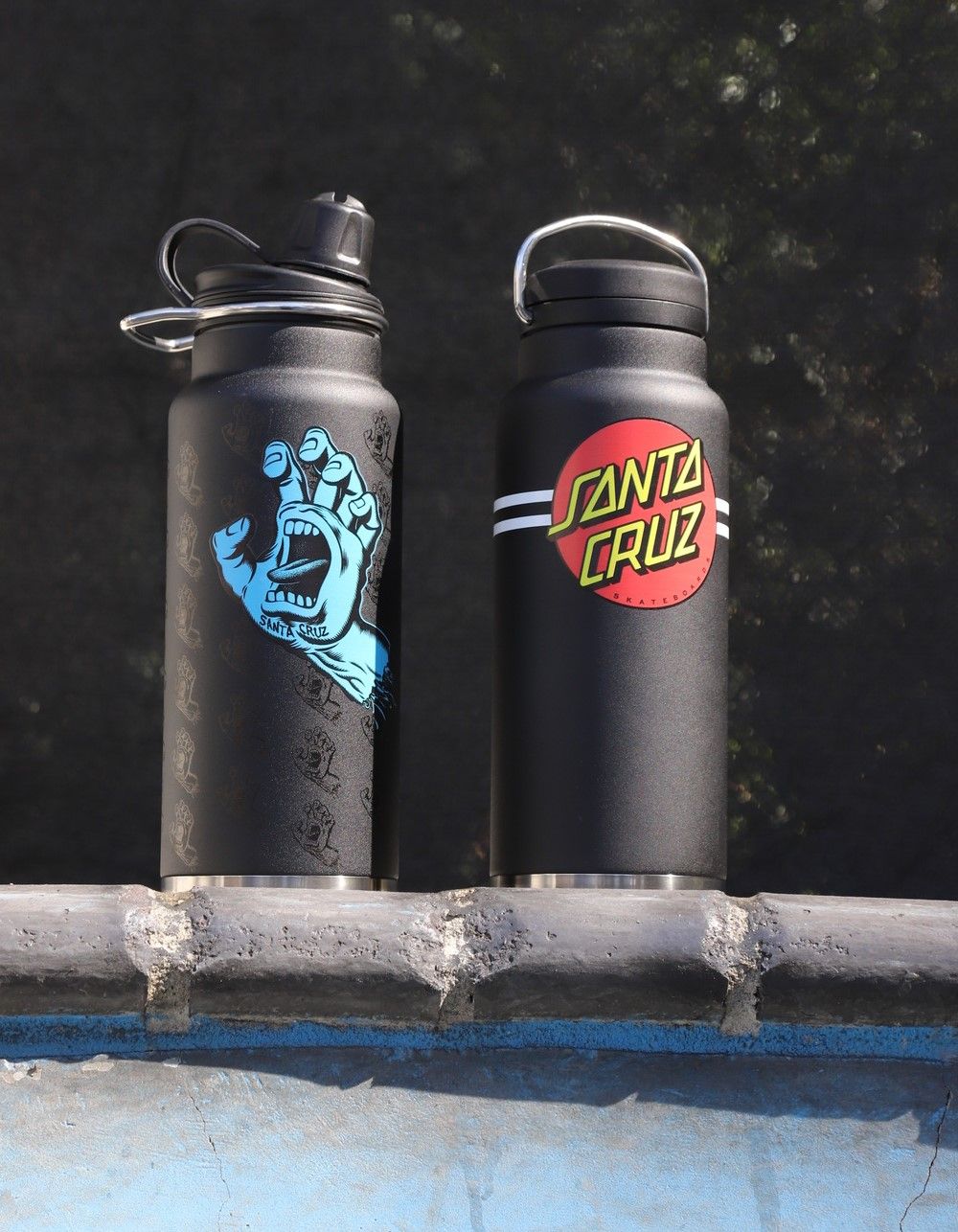 KLEAN KANTEEN Santa Cruz 32oz TKWide Bottle with Chug Cap - BLACK