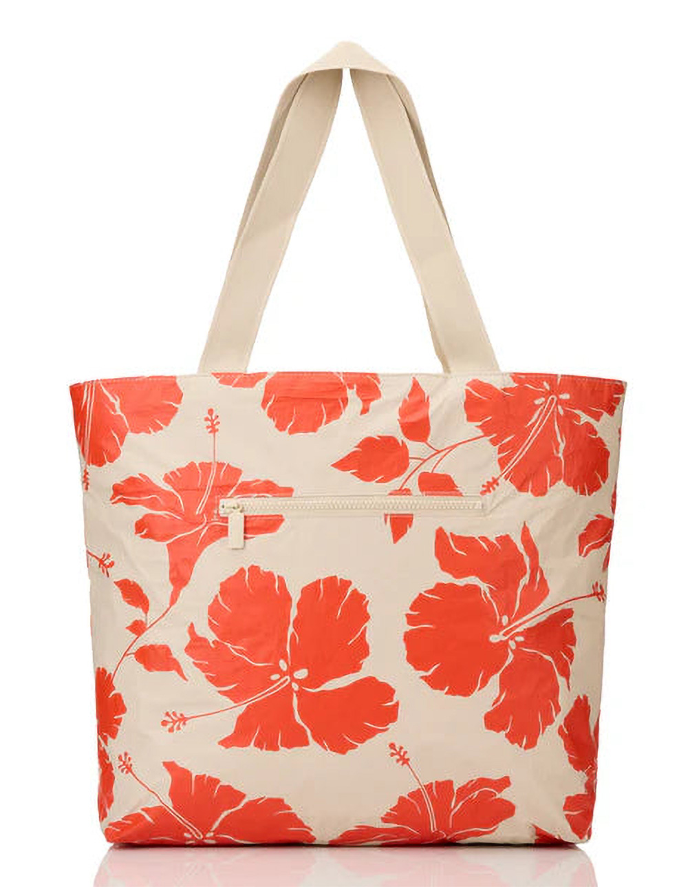 ALOHA COLLECTION Salina Day Tripper Tote Bag - RED HAUTE/SANDSTONE