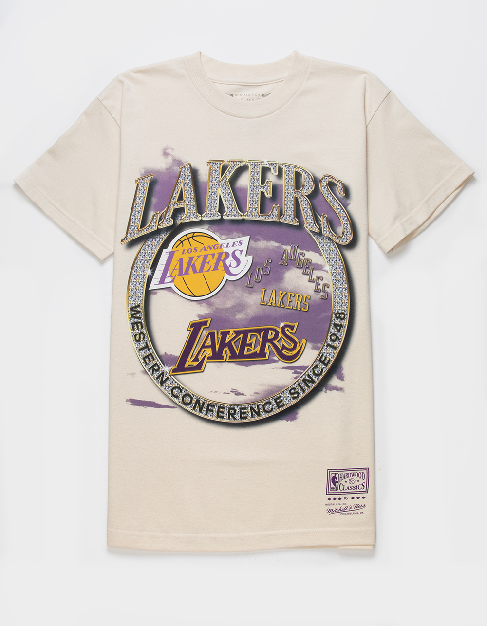 MITCHELL & NESS Los Angeles Lakers Crown Jewels Mens Tee