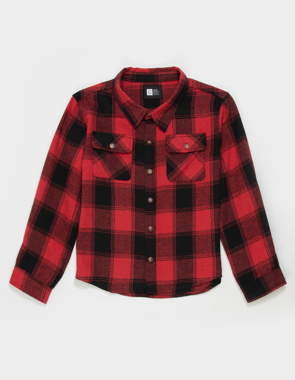 LIRA Boys Flannel - RED/BLK