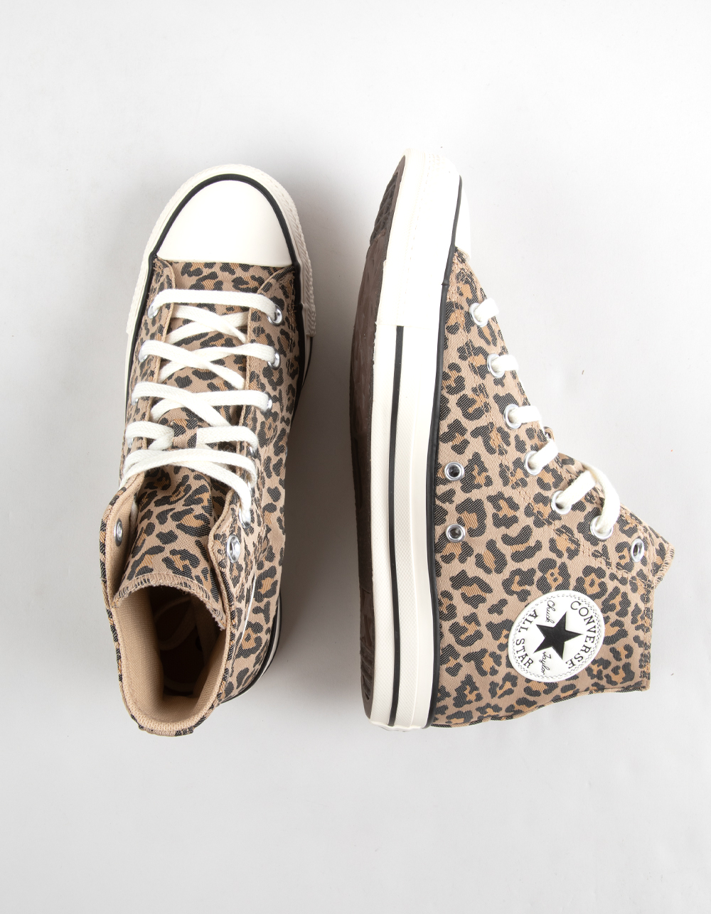 CONVERSE Chuck Taylor All Star Womens LEOPARD Print High Top Shoes
