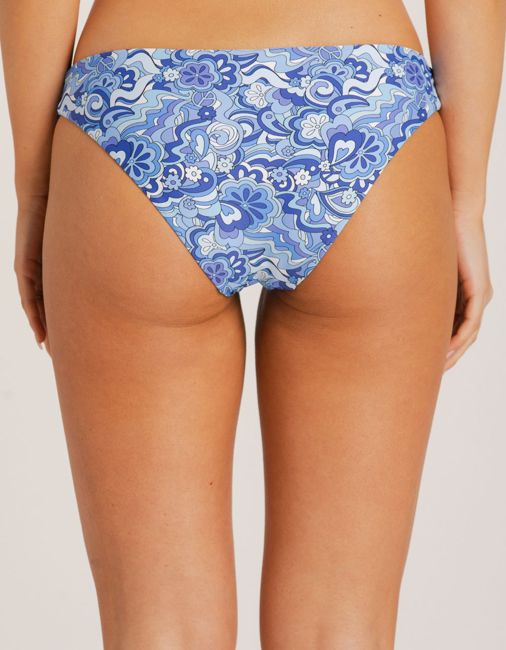 FULL TILT Swirl Multi-Way Bikini Top - BLUE COMBO