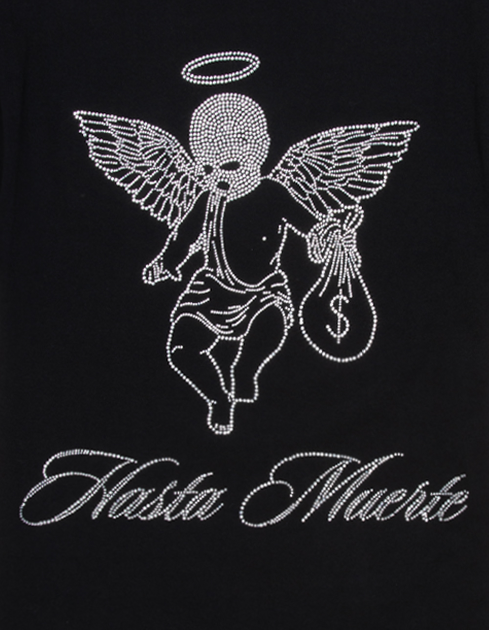 HASTA MUERTE RH Angel Mens Tee - BLACK