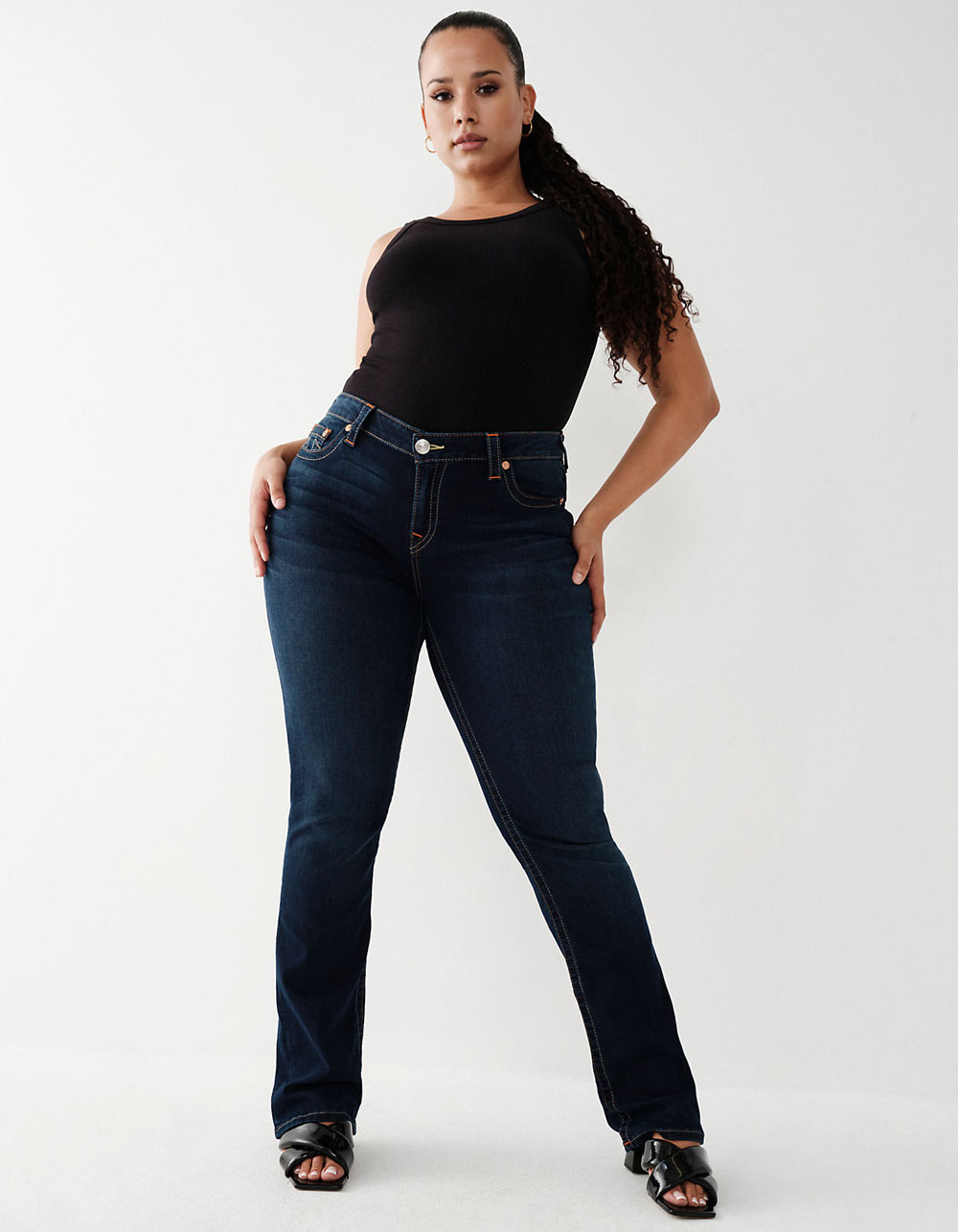 TRUE RELIGION Becca Womens Bootcut Jeans - Dark Wash | Tillys