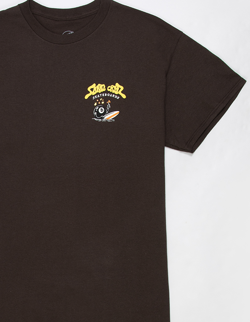 SANTA CRUZ Winkowski 8 Ball Mens Tee - BROWN