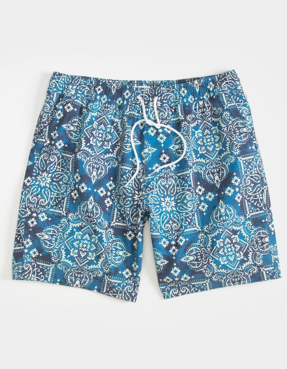 BLUE CROWN Bandana Mens Swim Shorts - NAVY | Tillys