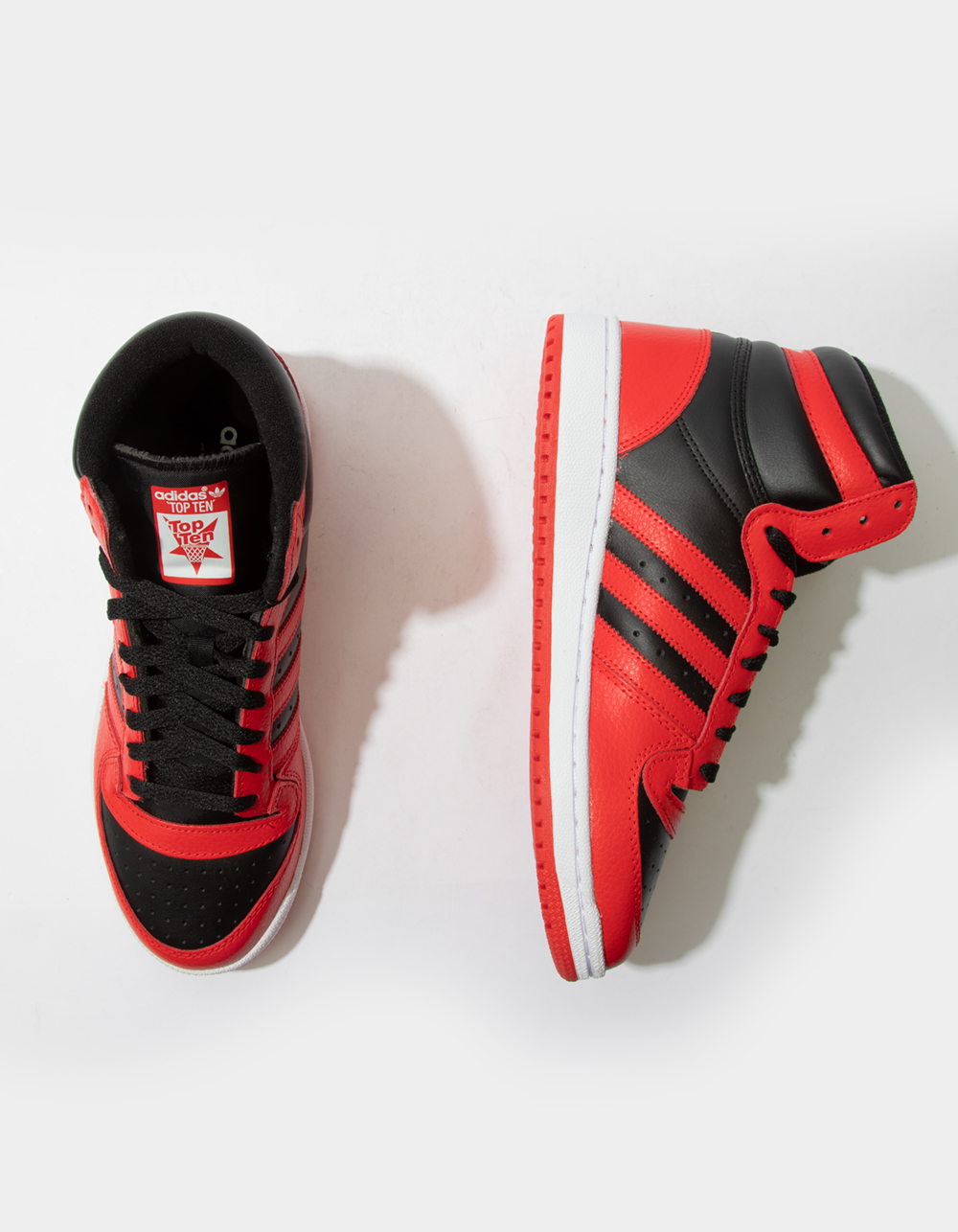 ADIDAS Top Ten RB Shoes - RED COMBO 