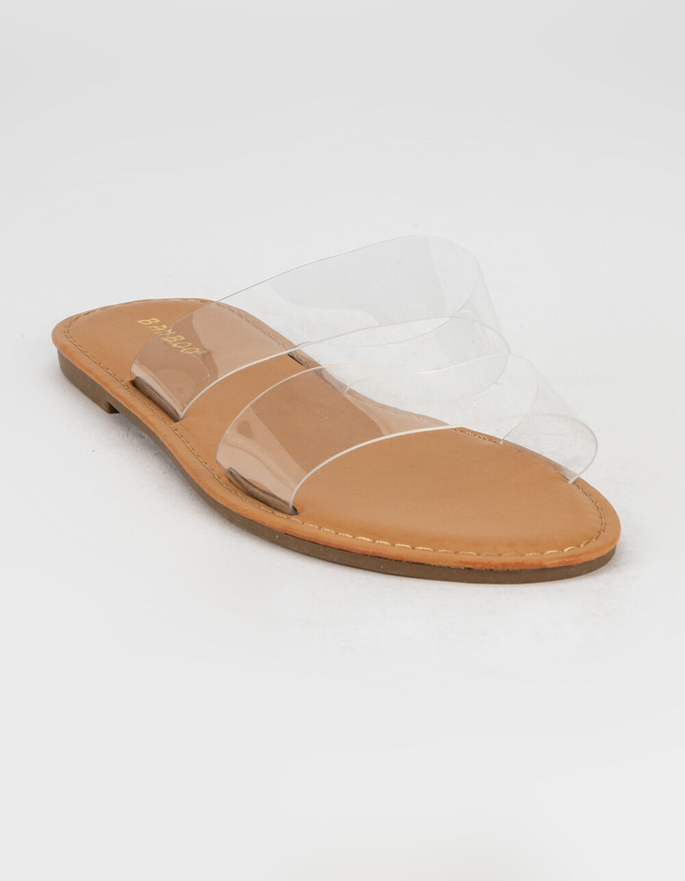 BAMBOO Double Strap Womens Clear Sandals - CLEAR | Tillys