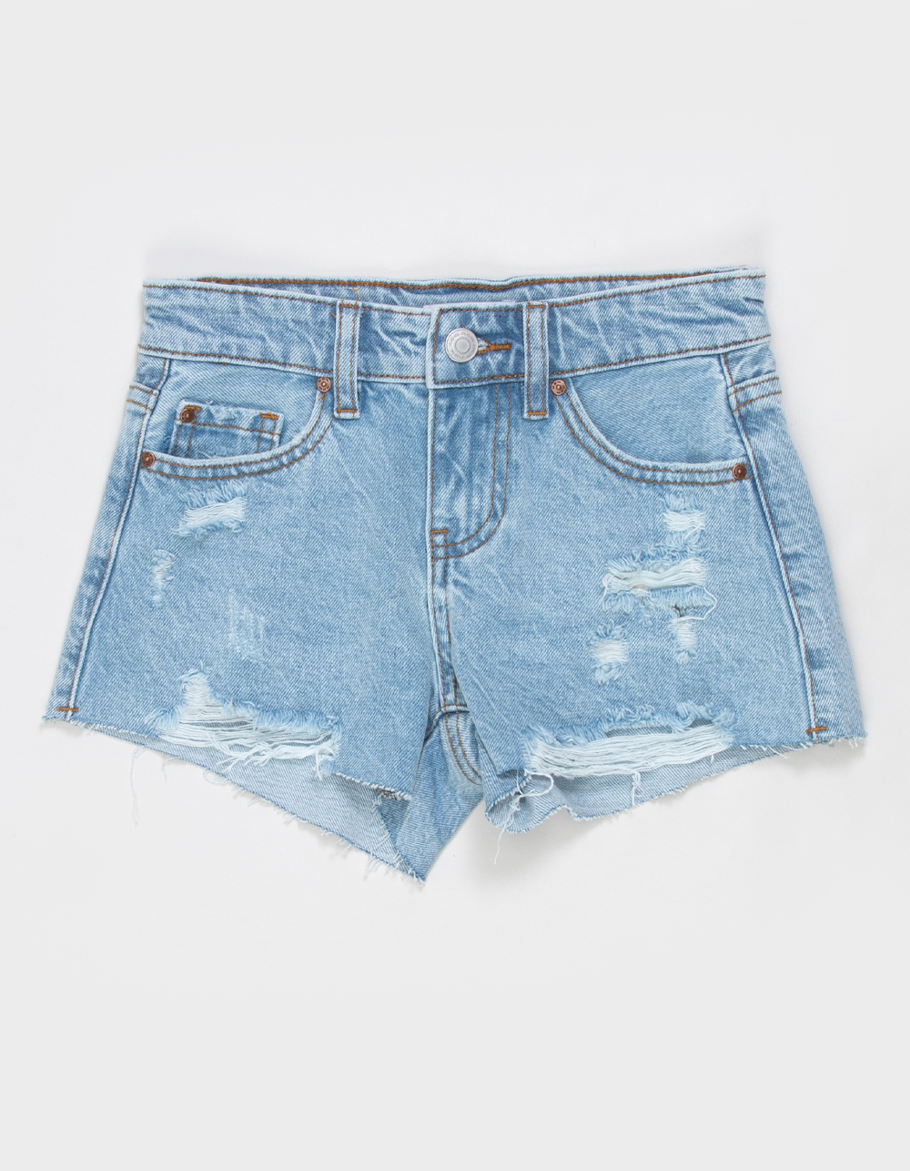 RSQ Girls A-Line Shorts - MEDIUM WASH