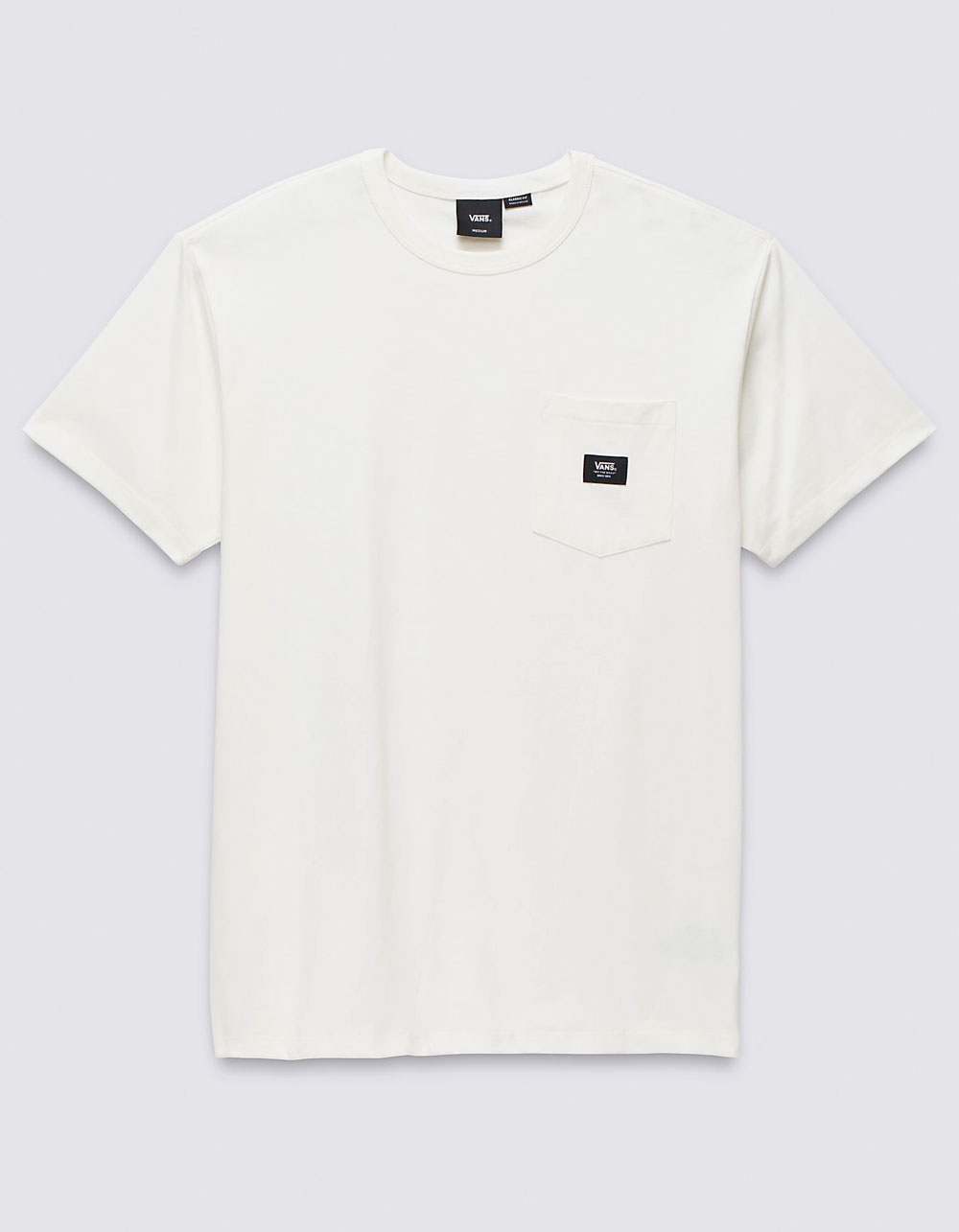 VANS Off The Wall II Mens Pocket Tee - CREAM