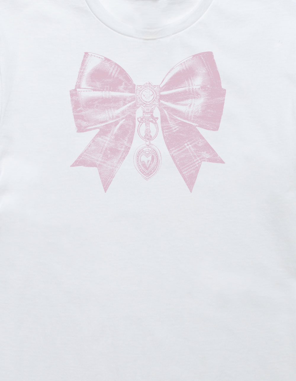 Bow Plaid Locket Unisex Tee