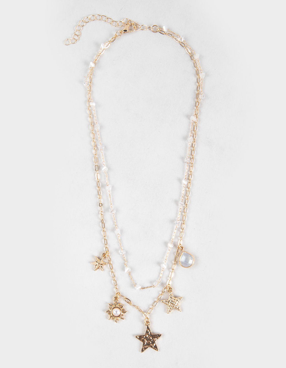 FULL TILT Celestial Star Sun Layered Necklace - GOLD