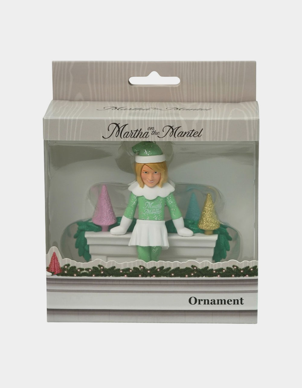 MARTHA STEWART Martha On The Mantel Ornament - LIGHT PINK