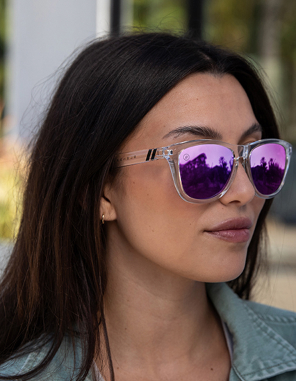 BLENDERS EYEWEAR Arctic Fame Polarized Sunglasses CLEAR/MULTI Tillys