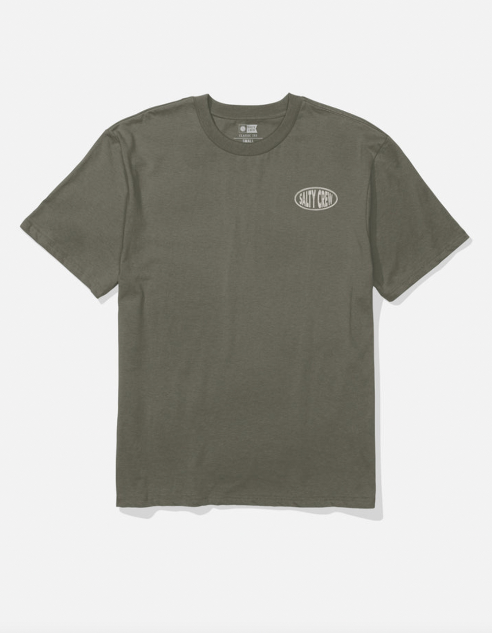 SALTY CREW Signage Mens Tee - OLIVE