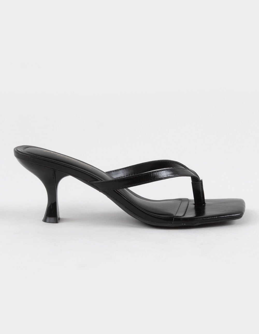 ANNE MICHELLE Align Womens Kitten Heels - BLACK