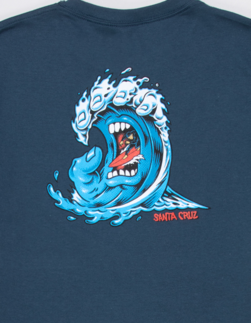 SANTA CRUZ Screaming Wave Boys Tee - SLATE BLUE