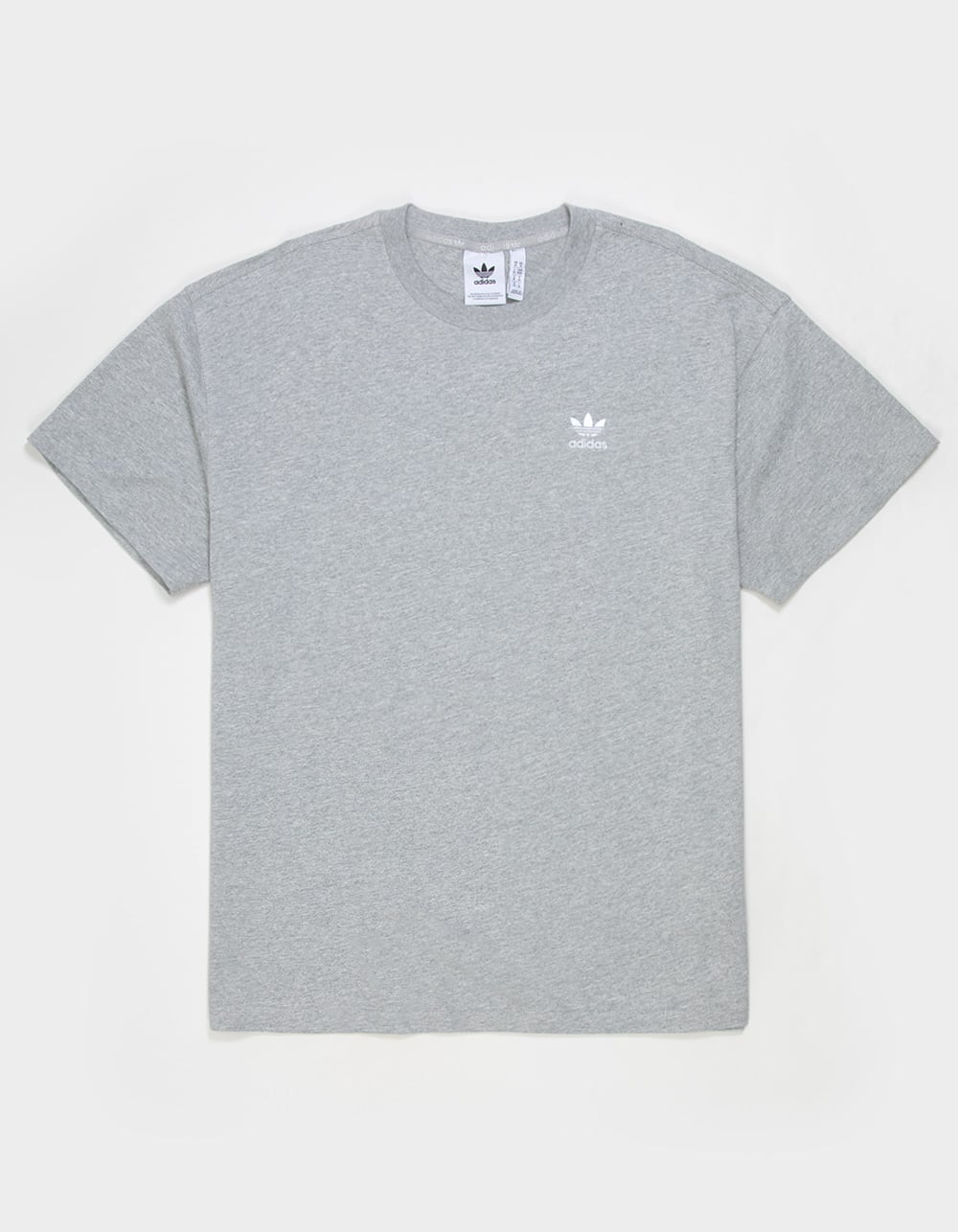 ADIDAS Originals Trefoil Essentials Mens Oversized Tee - HEATHER GRAY