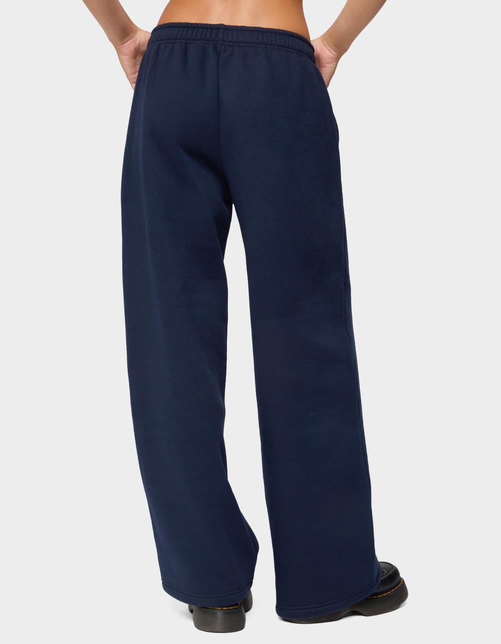 EDIKTED I Heart London Sweatpants - NAVY