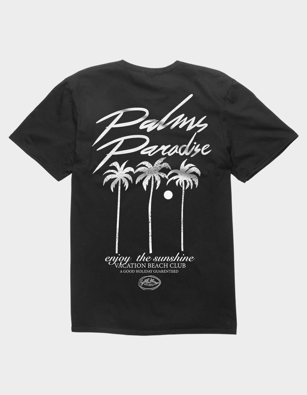 PARADISE Palms Unisex Tee - BLACK