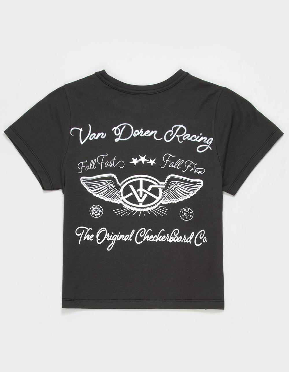 VANS Van Doren Girls Tee - WASHED BLACK