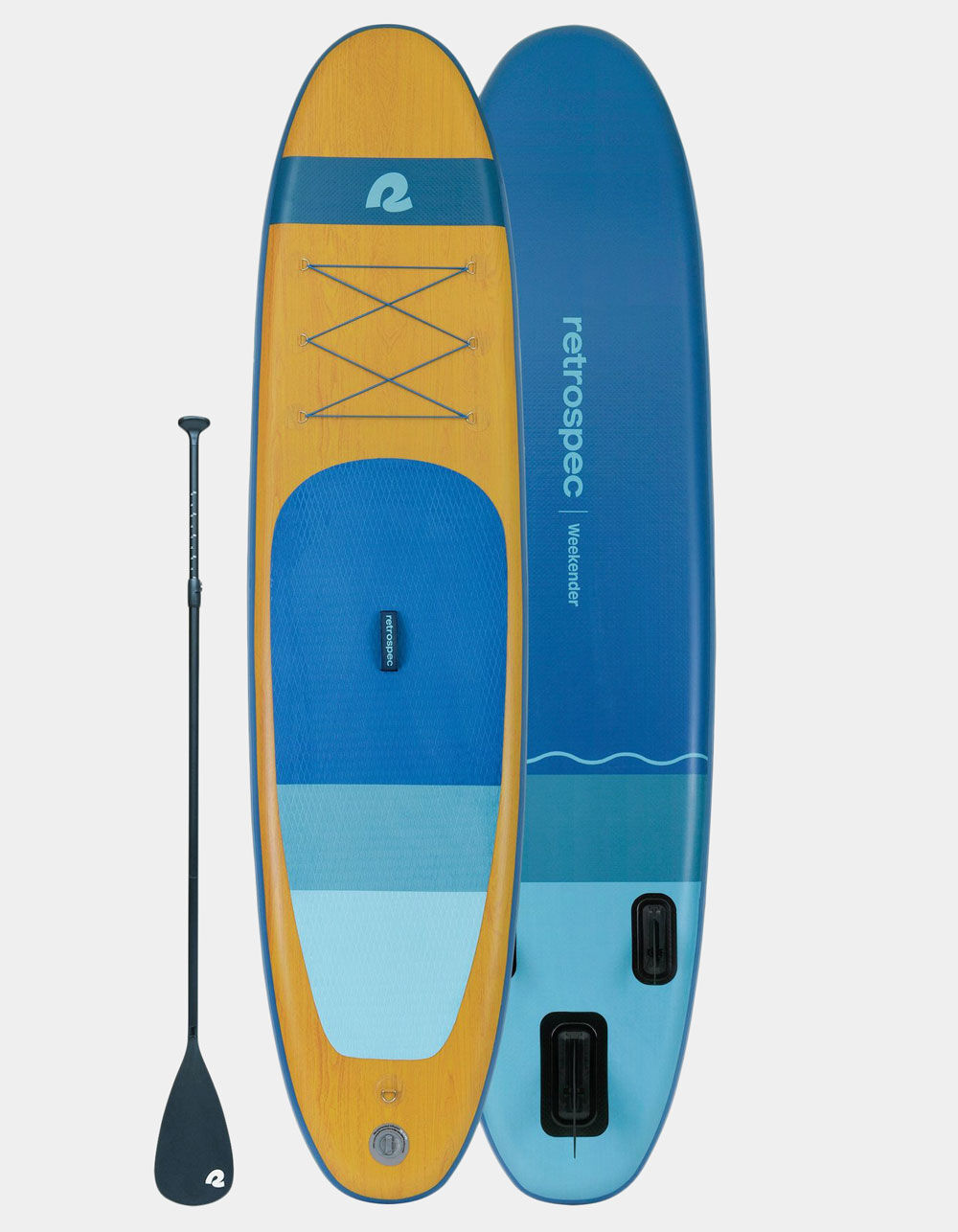 RETROSPEC 10' Weekender Inflatable Stand Up Paddle Board BLUE Tillys