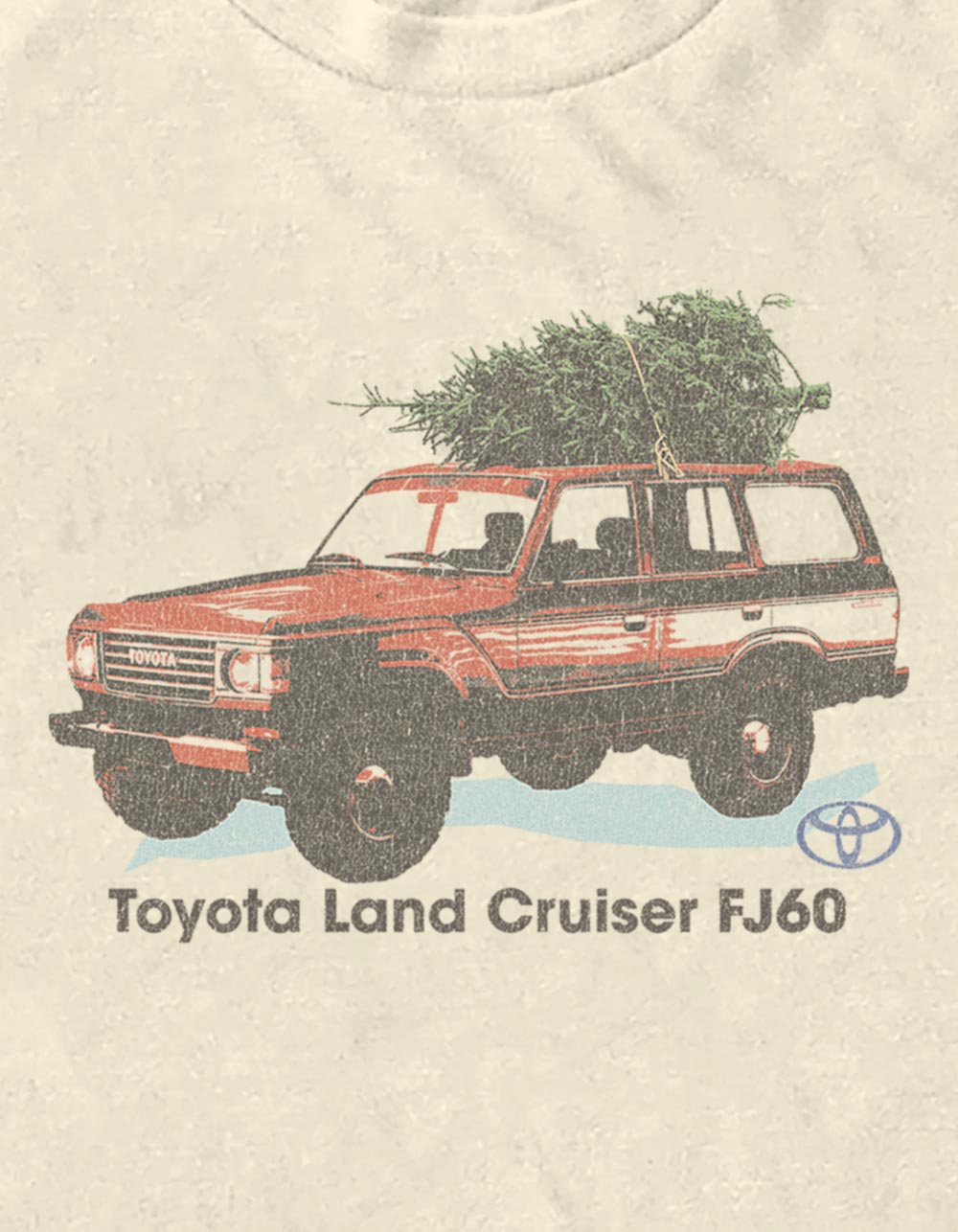 TOYOTA Land Cruiser Tree Unisex Tee - OFF WHITE