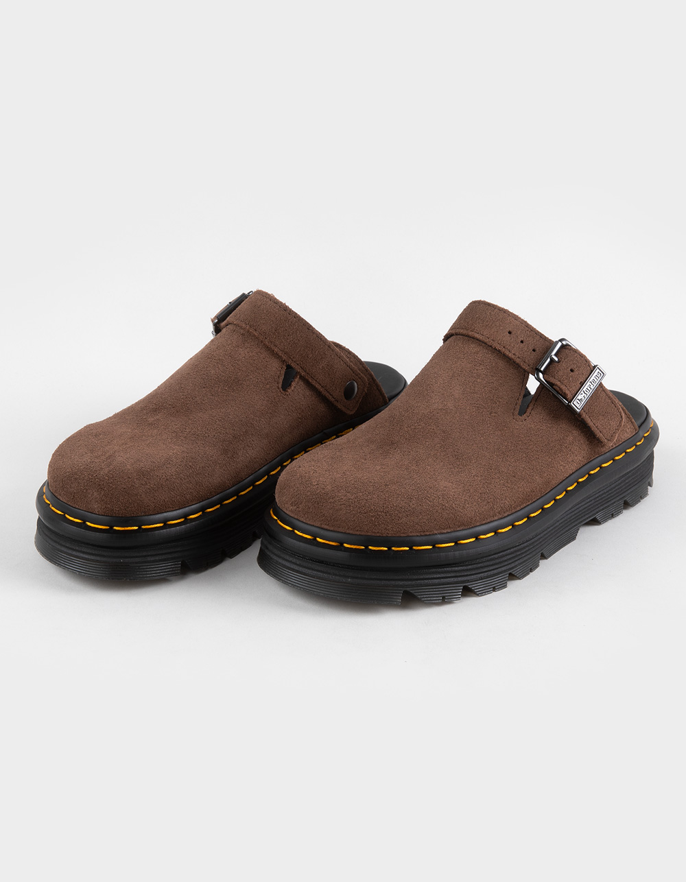 DR. MARTENS Zebzag Womens Mules - BROWN COMBO