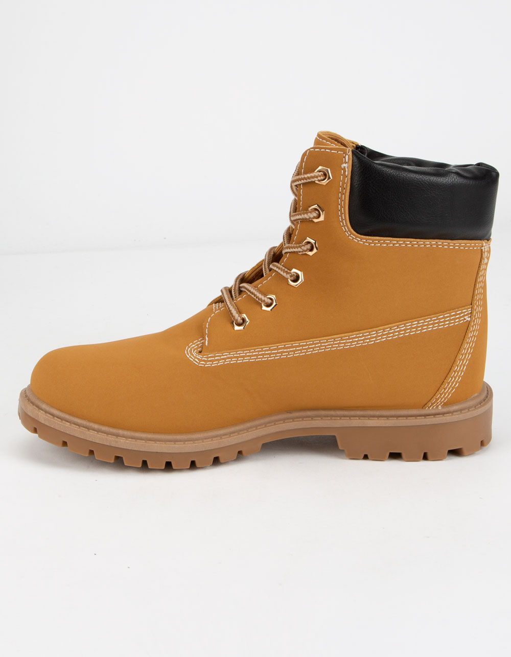 BAMBOO Lace Up Womens Work Boot - TAN | Tillys