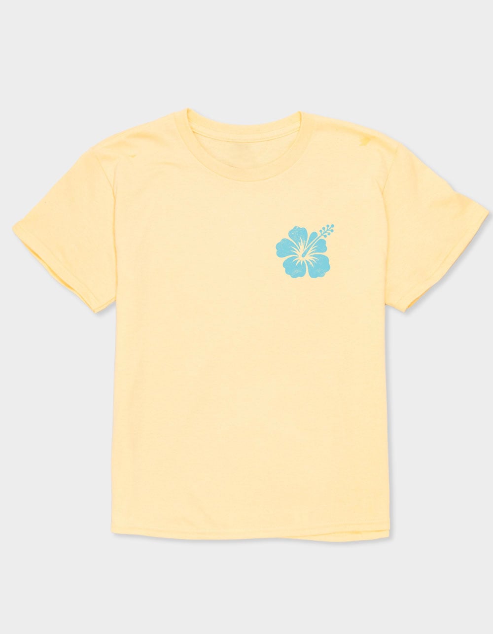 HAWAII Honolulu Flower Shop Unisex Kids Tee - LT YELLOW