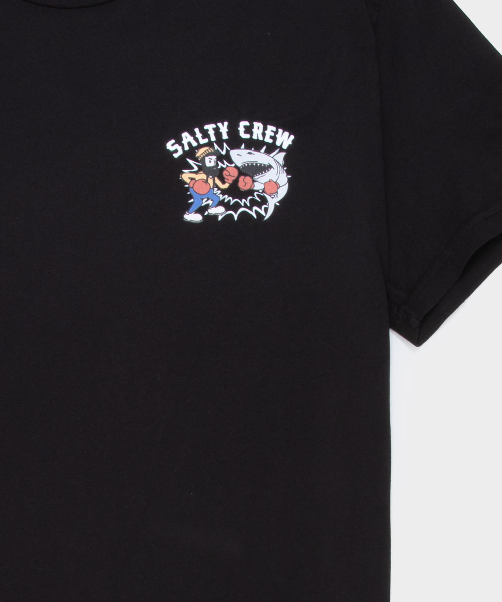 SALTY CREW Fish Fight Mens Tee - BLACK