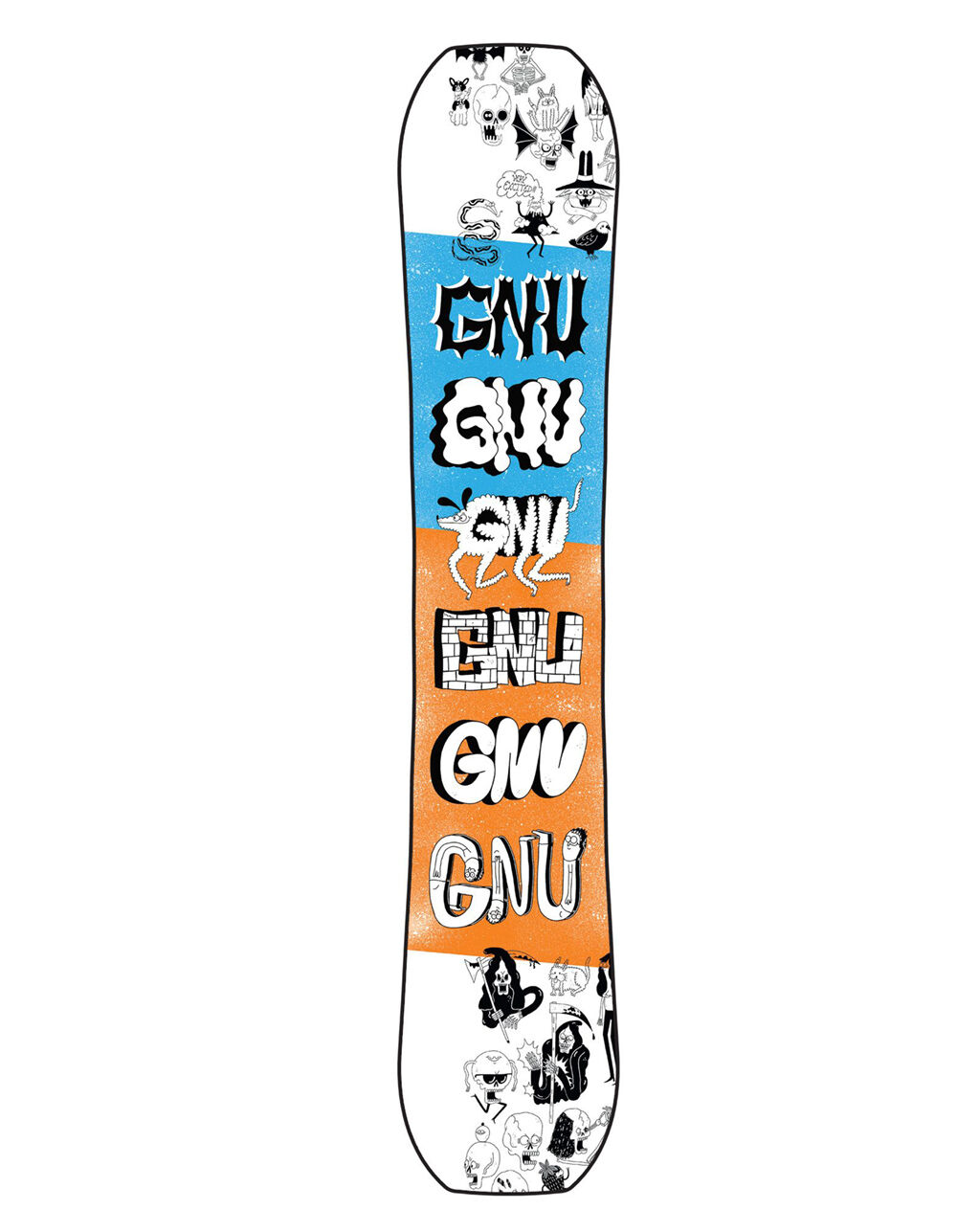 GNU Young Money Kids Snowboard BLUE/WHITE Tillys