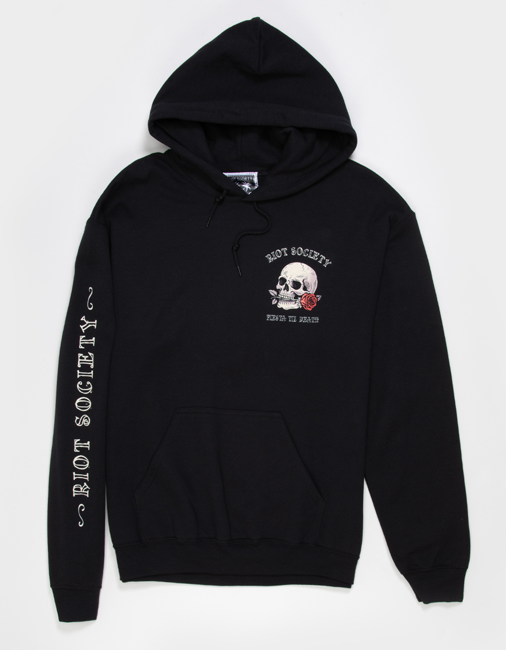 RIOT SOCIETY Fiesta Mens Hoodie - BLACK