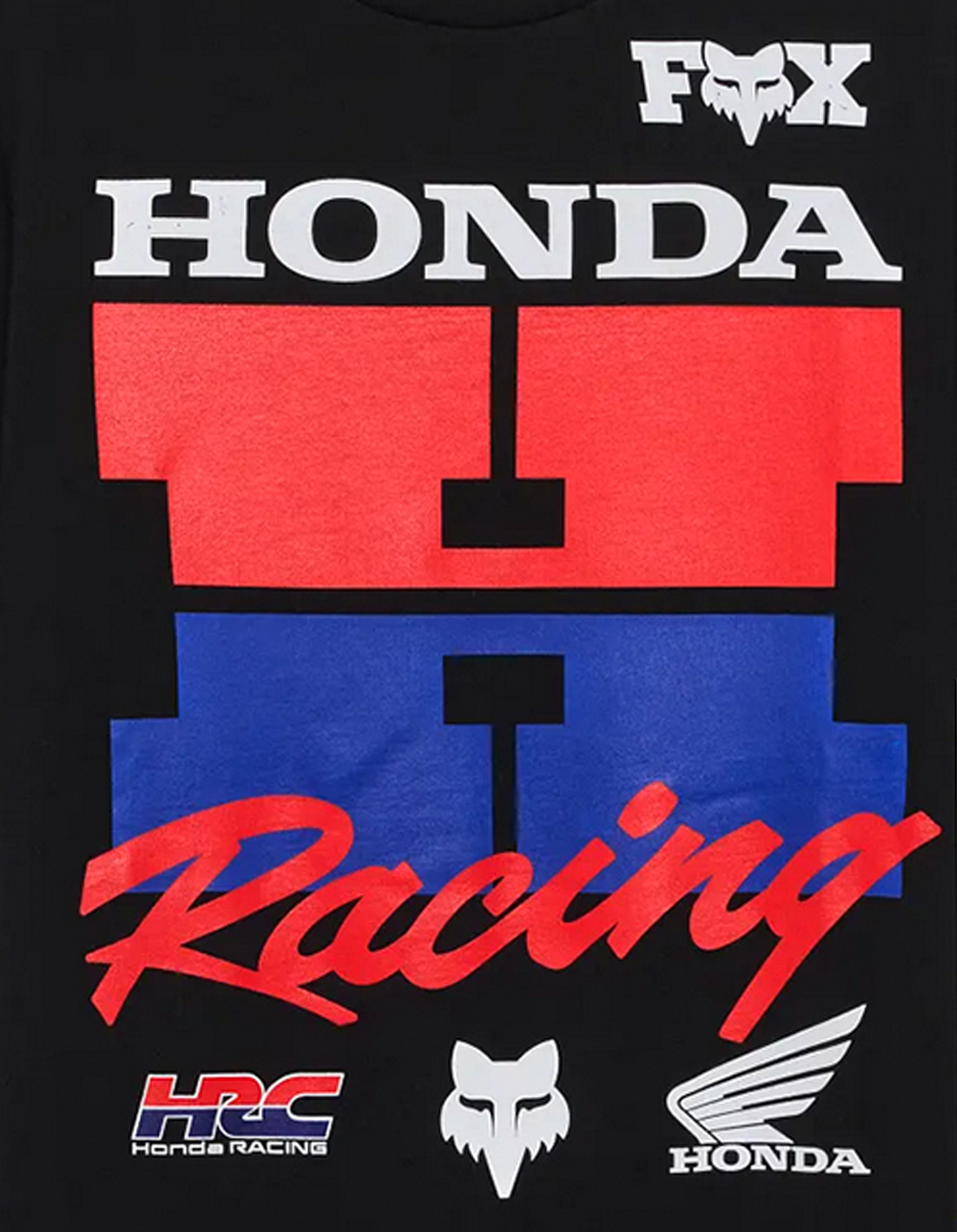 FOX Honda Boys Tee - BLACK