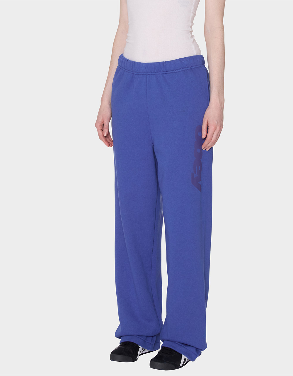 OBEY League Womens Sweatpants - MEDIUM BLUE