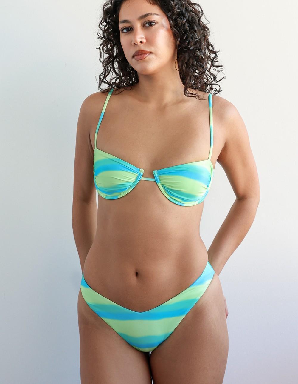 DIPPIN' DAISY'S Polo Super Cheeky Bikini Bottom - LIGHT BLUE
