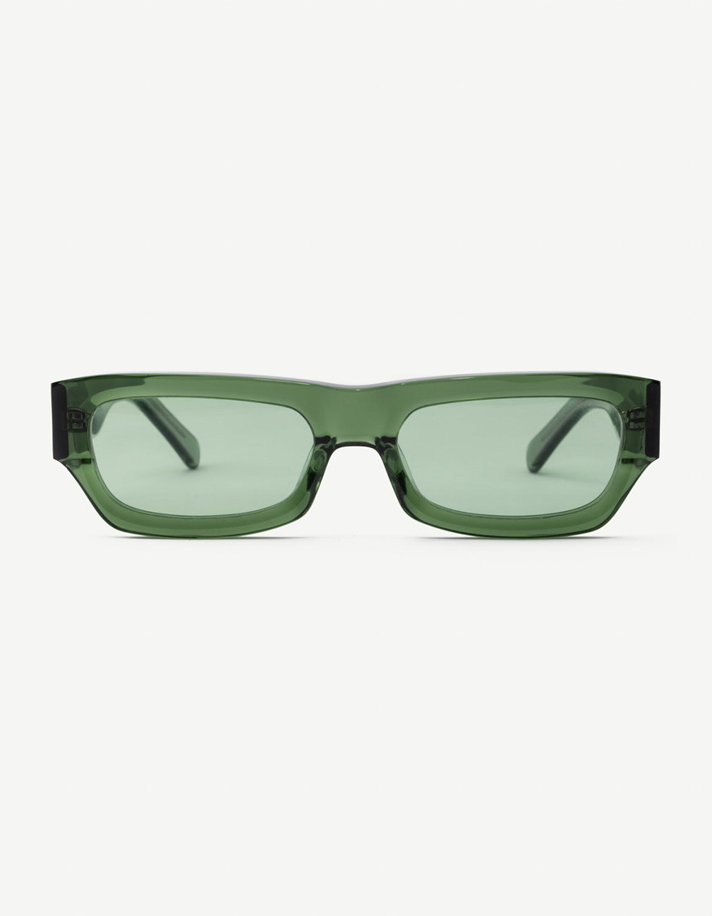 DECADE Geno 60s Sunglasses - CRYSTAL GREEN
