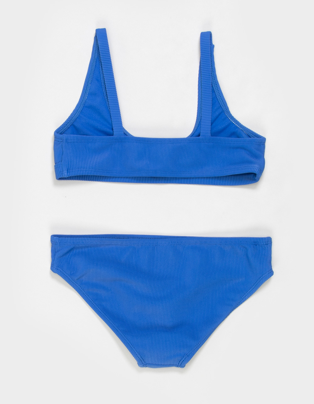 RAISINS Textured Girls Bralette Bikini Set - BLUE