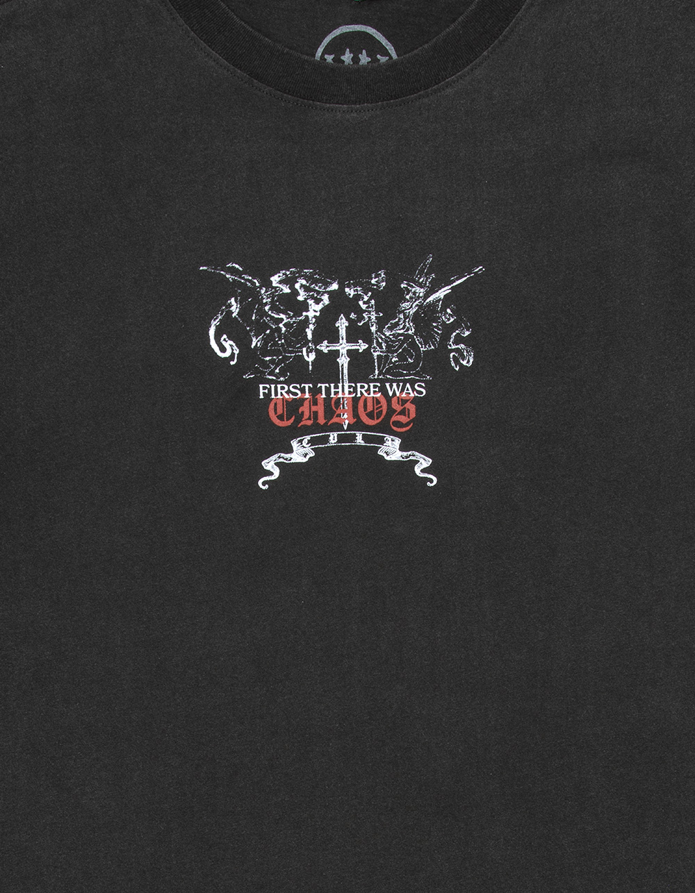 CVLA Chaos Beauty Mens Boxy Tee - WASHED BLACK