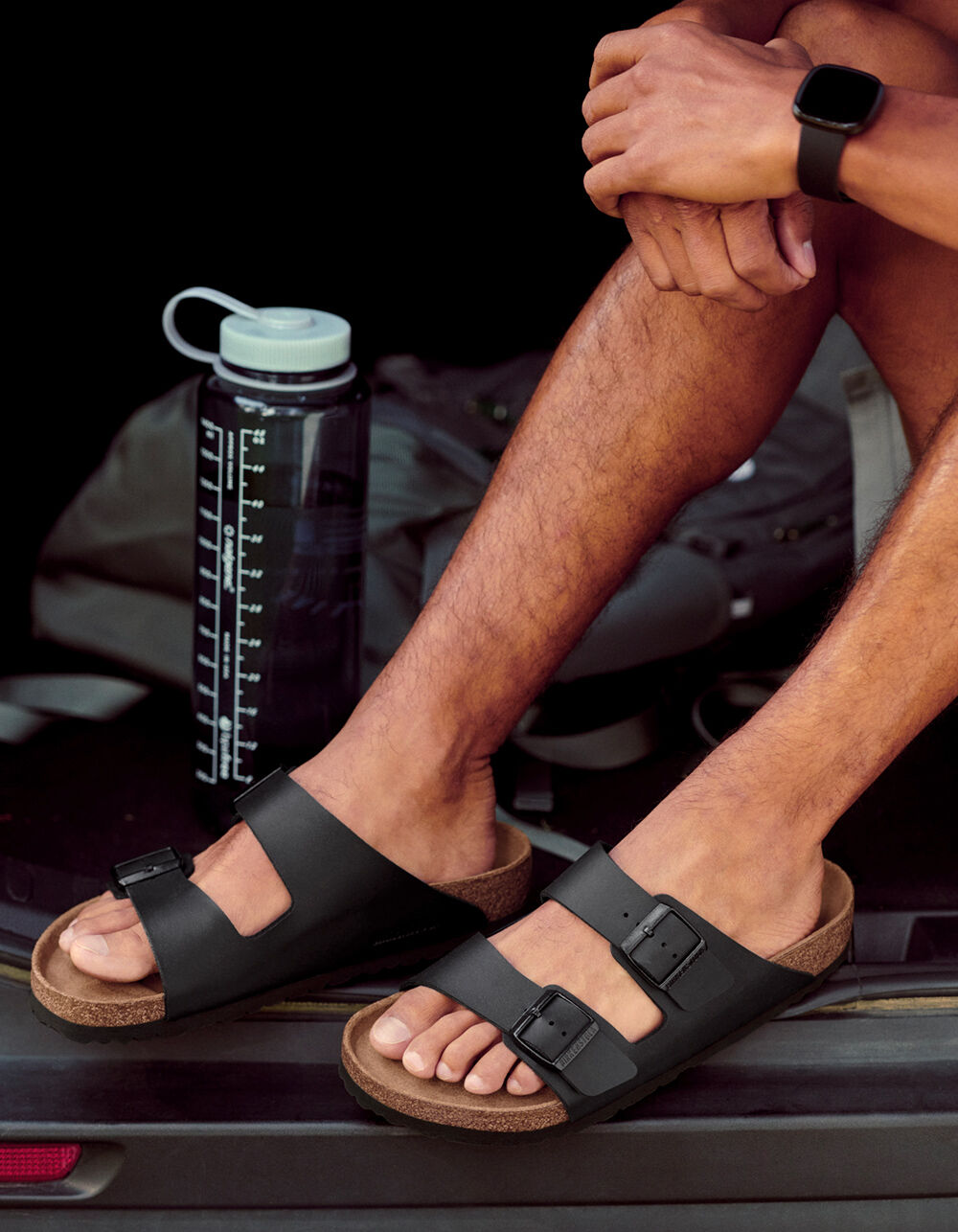 BIRKENSTOCK Arizona Mens BLACK Sandals