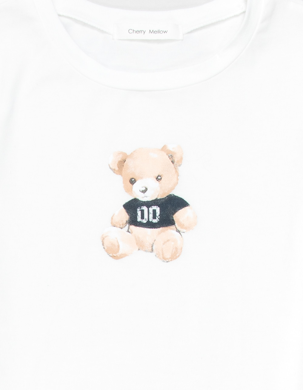 FULL TILT 00 Bear Girls Baby Tee - WHITE