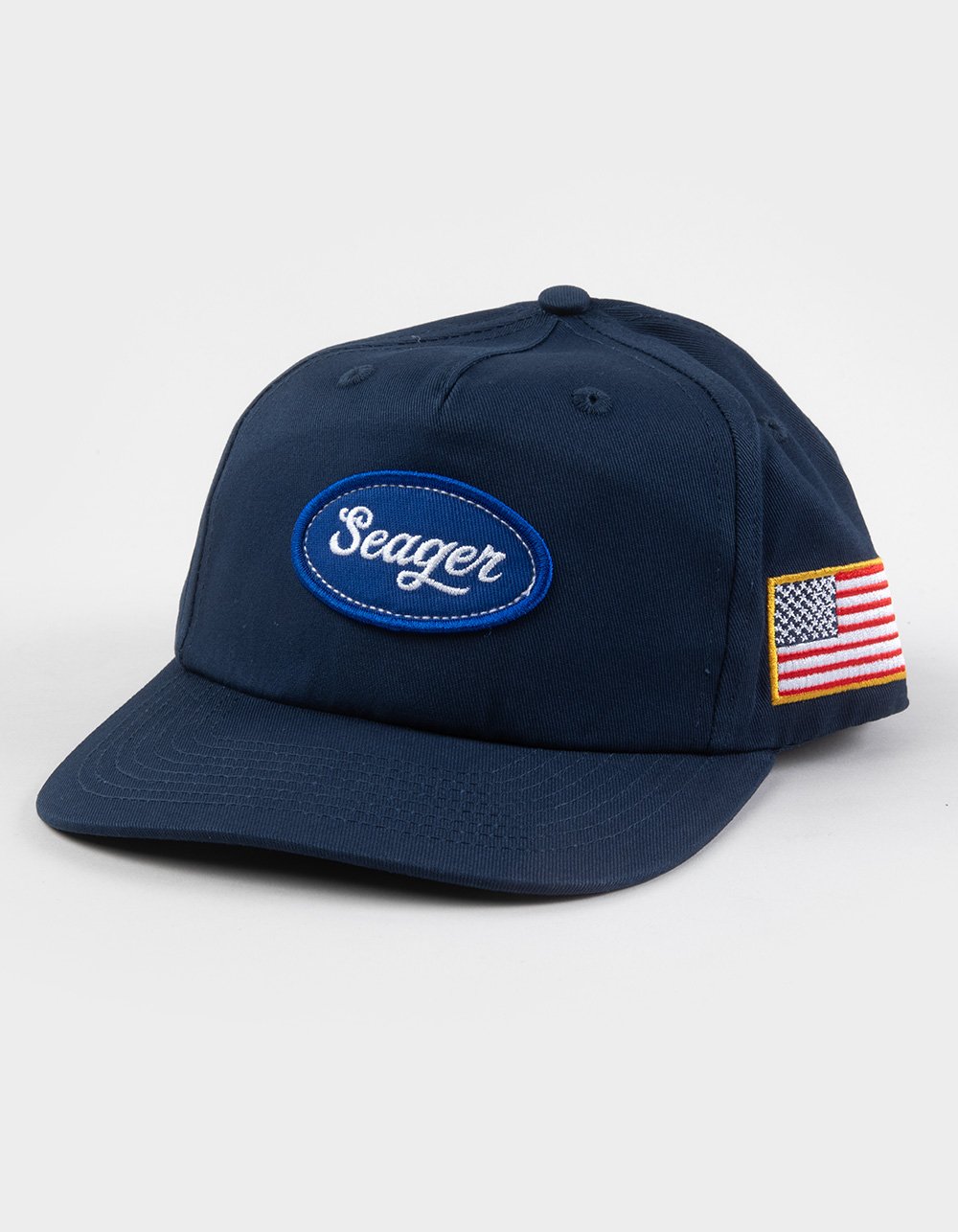 SEAGER Americana Snapback Hat - NAVY