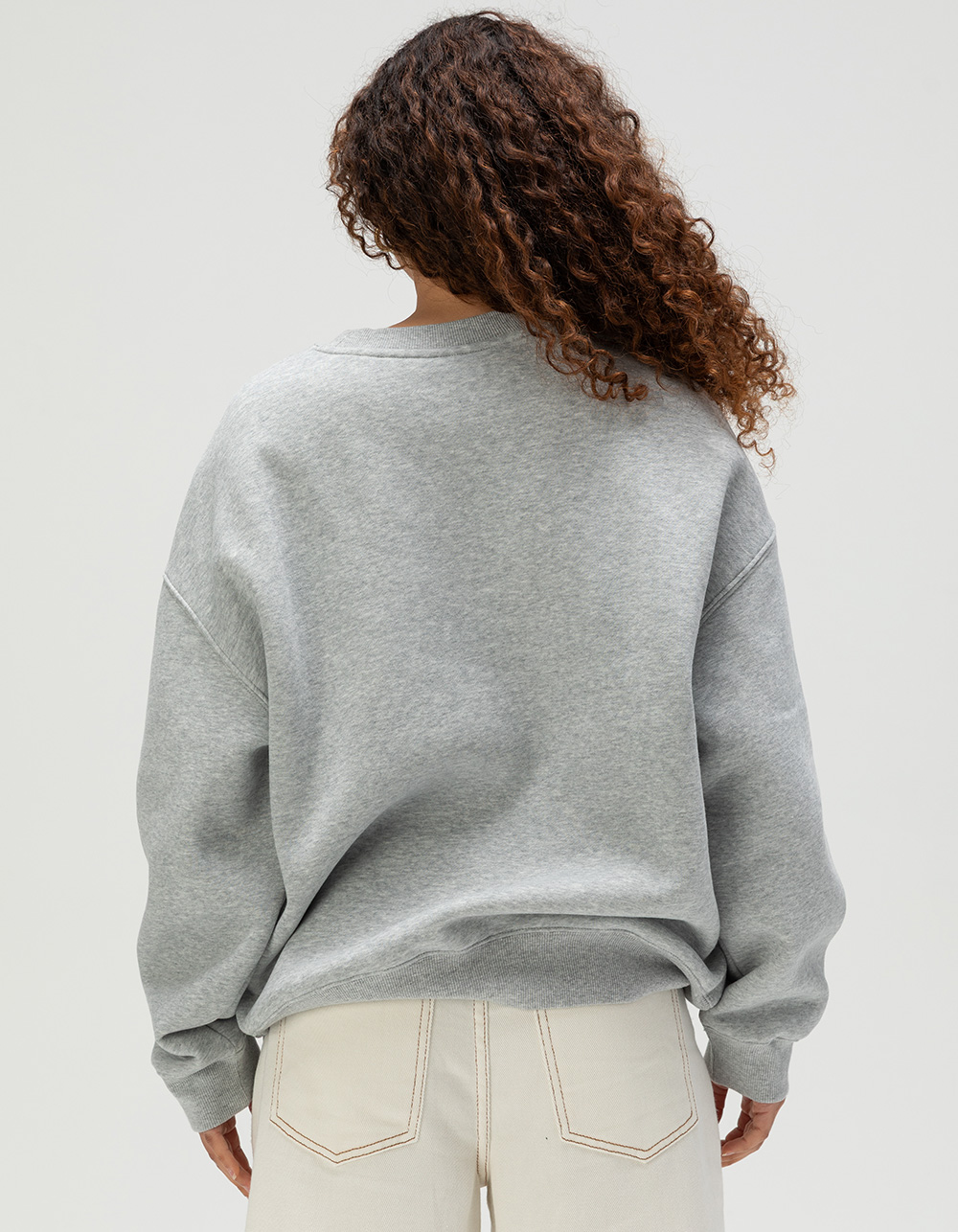 HYPE AND VICE University Of Central Florida Womens Crewneck Sweatshirt - HEATHER GRAY