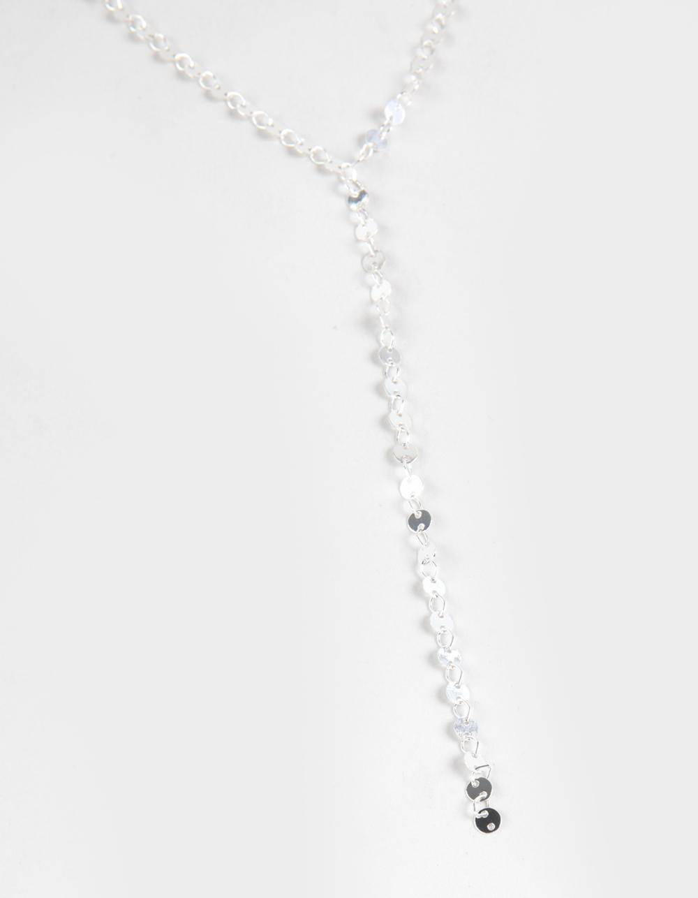 FULL TILT Layered Y Necklace - SILVER