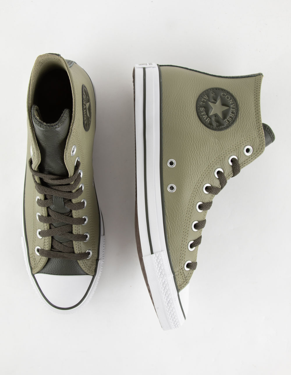 CONVERSE Chuck Taylor All Star Leather High Top Shoes - LT GREEN | Tillys