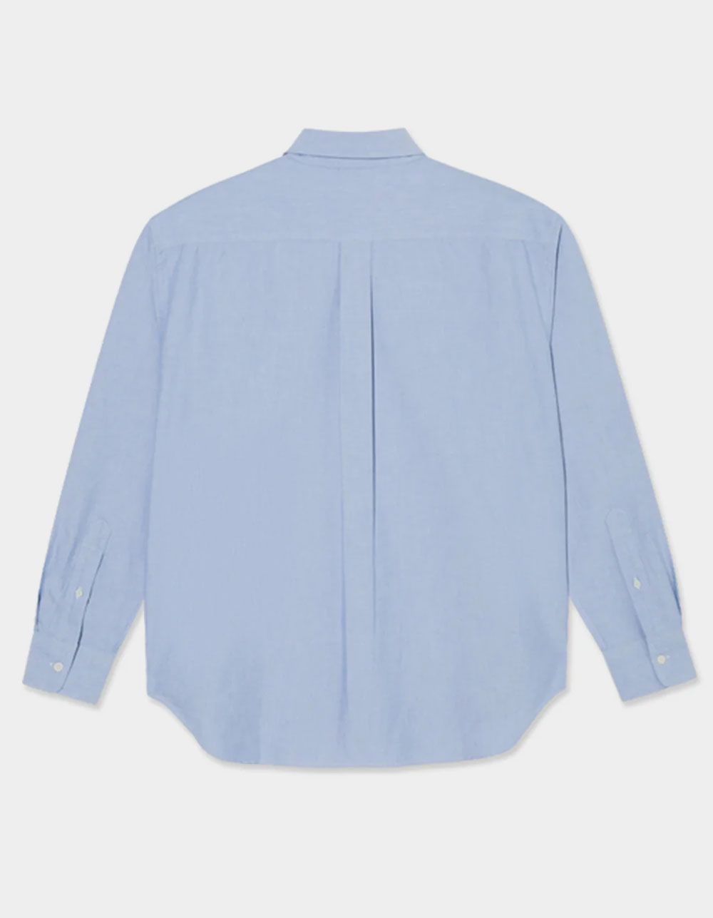 POLAR SKATE CO. Benjamin Mens Long Sleeve Button Down Shirt - MARINE