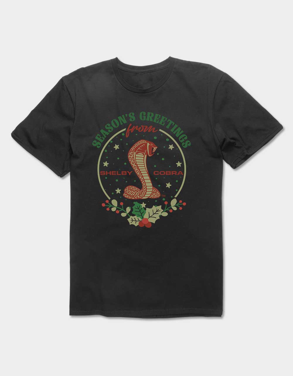 SHELBY COBRA Season's Greetings Unisex Tee - BLACK