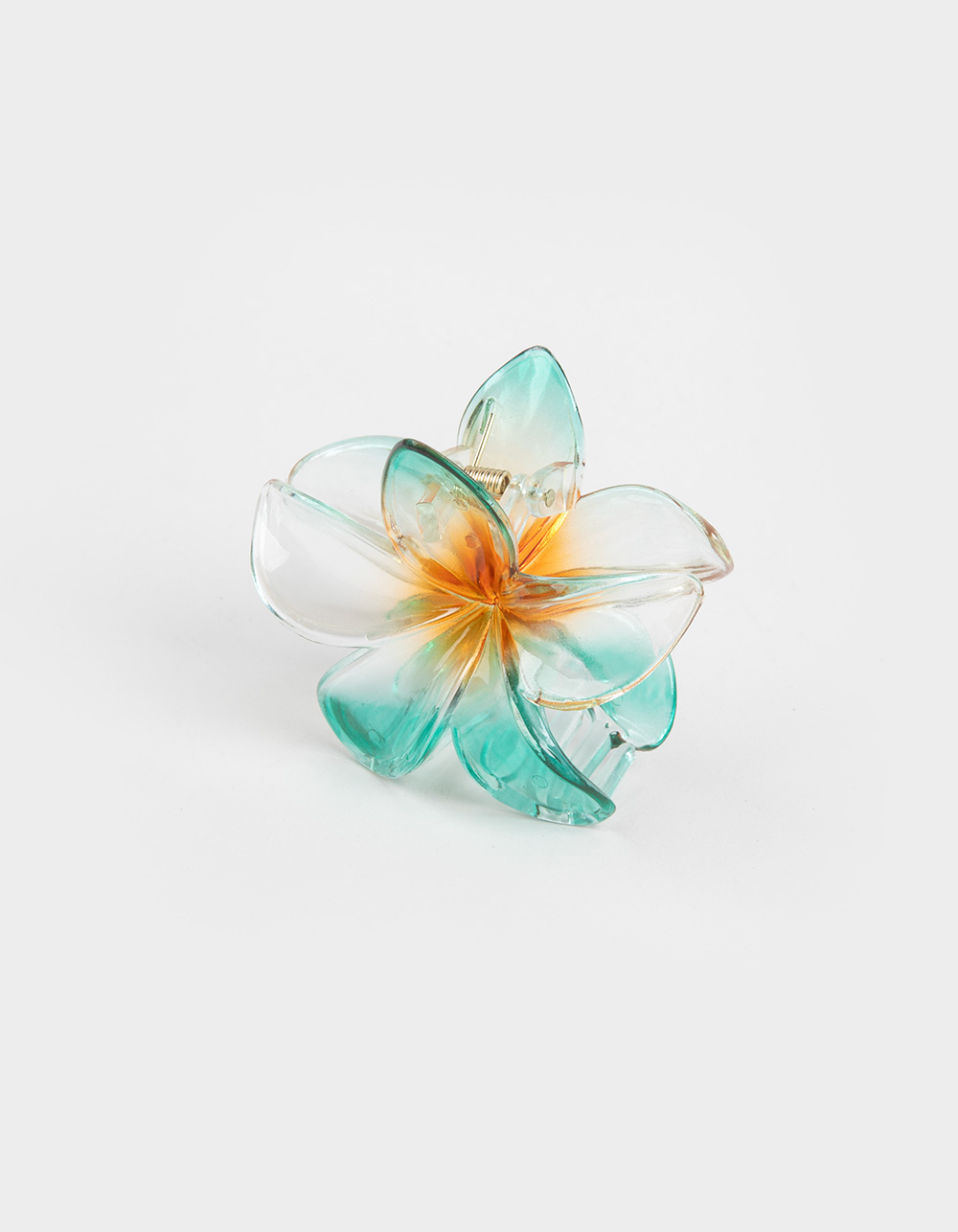 FULL TILT Translucent Floral Claw Clip - MULTI